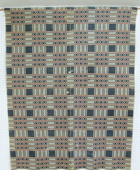 2 Pc. Overshot Loom Coverlet