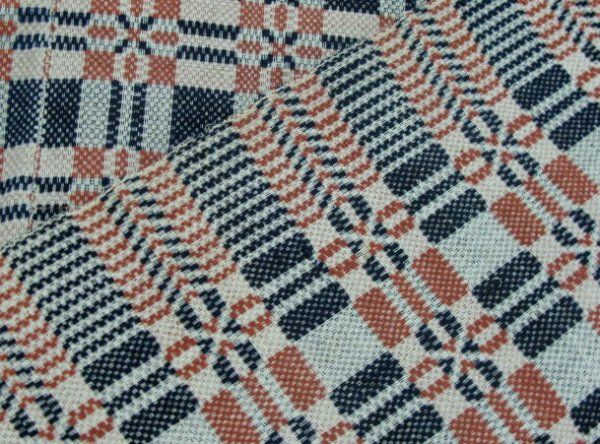 2 Pc. Overshot Loom Coverlet - 4