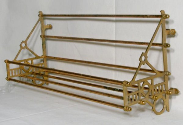 Brass Trolley Hat Rack