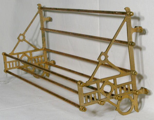 Brass Trolley Hat Rack - 2