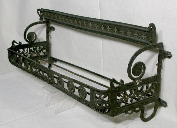 Filigree Metal Trolley Hat Rack - 2