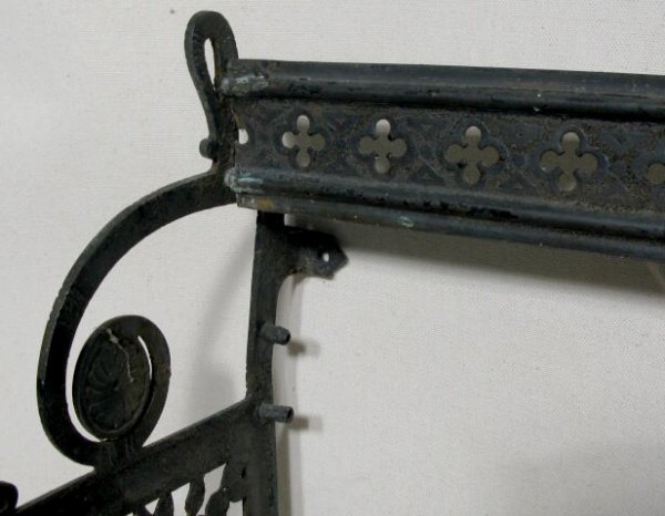 Filigree Metal Trolley Hat Rack - 3