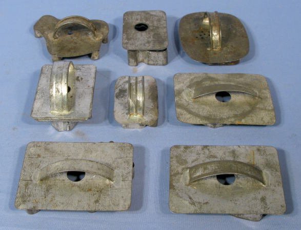Group of 8 Tin Cookie Cutters - 10