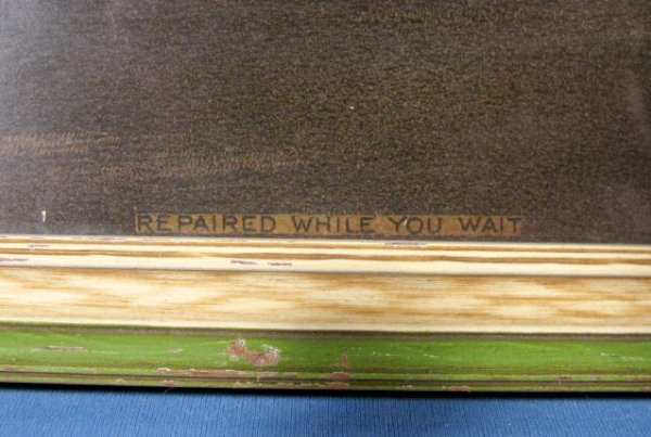 "Repaired While You Wait" Framed Print - 3