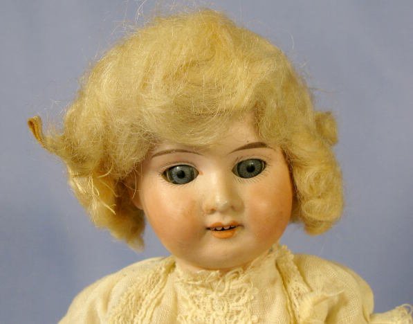 Group of 4 Antique Dolls: Bisque Heads & Others - 3