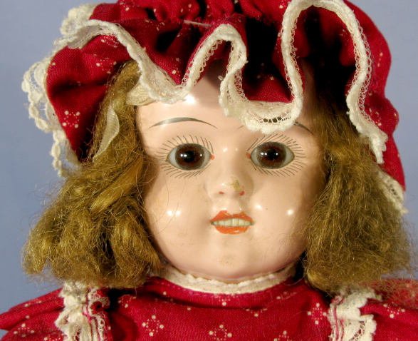 Group of 4 Antique Dolls: Bisque Heads & Others - 6