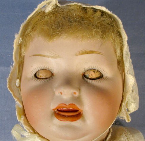 Group of 4 Antique Dolls: Bisque Heads & Others - 8