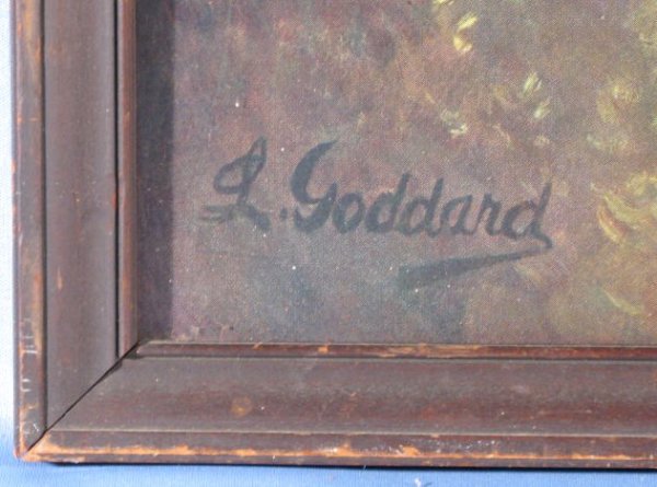 "The Red Bird" Framed Print Signed by L. Goddard - 3
