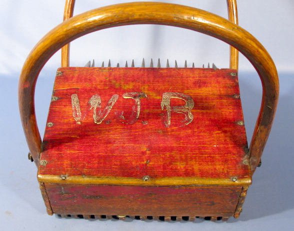 Wood & Metal Cranberry Picker - 4