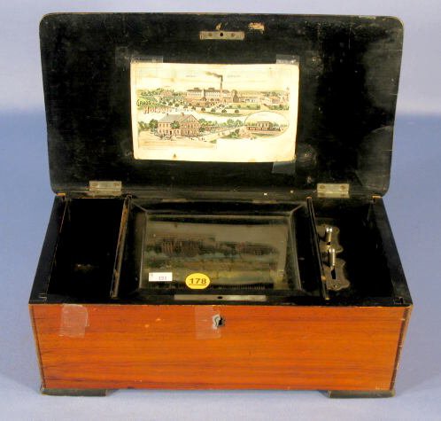Swiss Music Box, Cylinder Roll (3 3/4") - 3