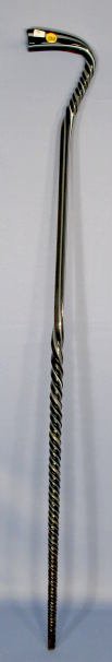 Amber & White Glass Cane