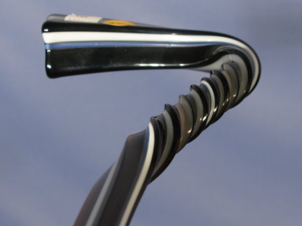 Amber & White Glass Cane - 4