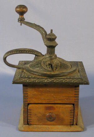 1 LB. Coffee Grinder w/Cast Iron Top
