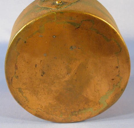 Pair of Copper Over Brass Graduated Cooking Pots - 4