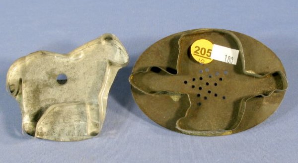 Group of 10 Tin Cookie Cutters - 6
