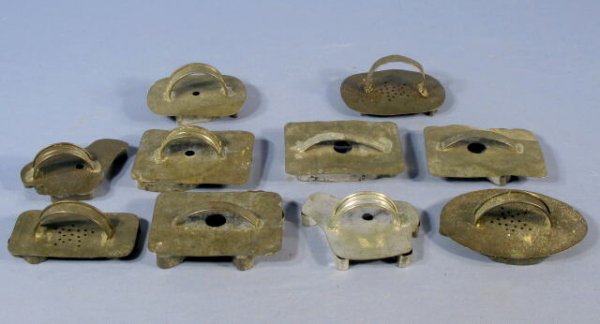 Group of 10 Tin Cookie Cutters - 7