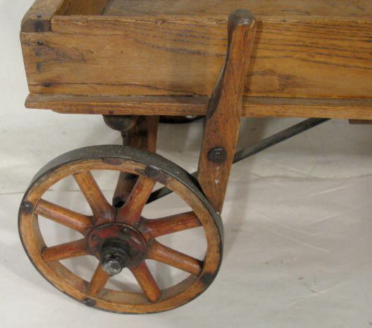 Handmade Wooden Child's Wagon - 4