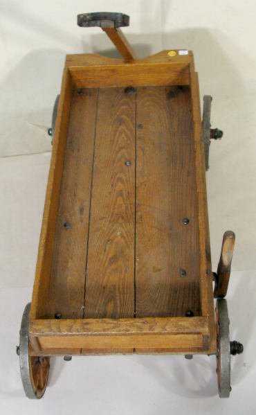 Handmade Wooden Child's Wagon - 6