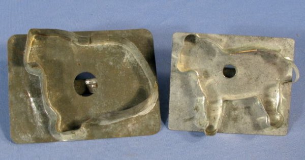 Group of 10 Tin Cookie Cutters - 5