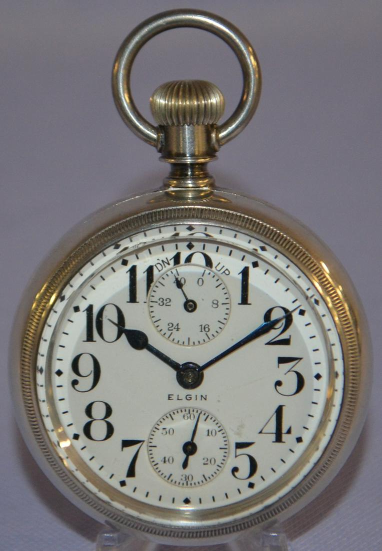 Elgin BW Raymond 19J WI Pocket Watch. 18s of LS, ADJSP, (1 of 6)
