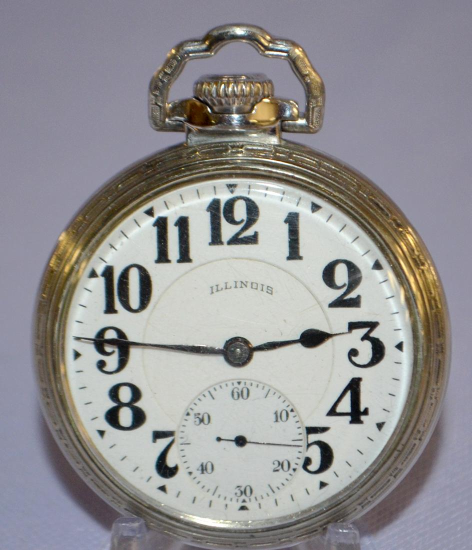 Illinois BUNN SPECIAL, 21J, 16S, OF Pocket Watch: LS GF (1 of 6)