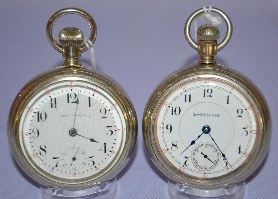 Lot of 2 Seth Thomas 18s OF Pocket Watches. 1.) Serial (1 of 5)