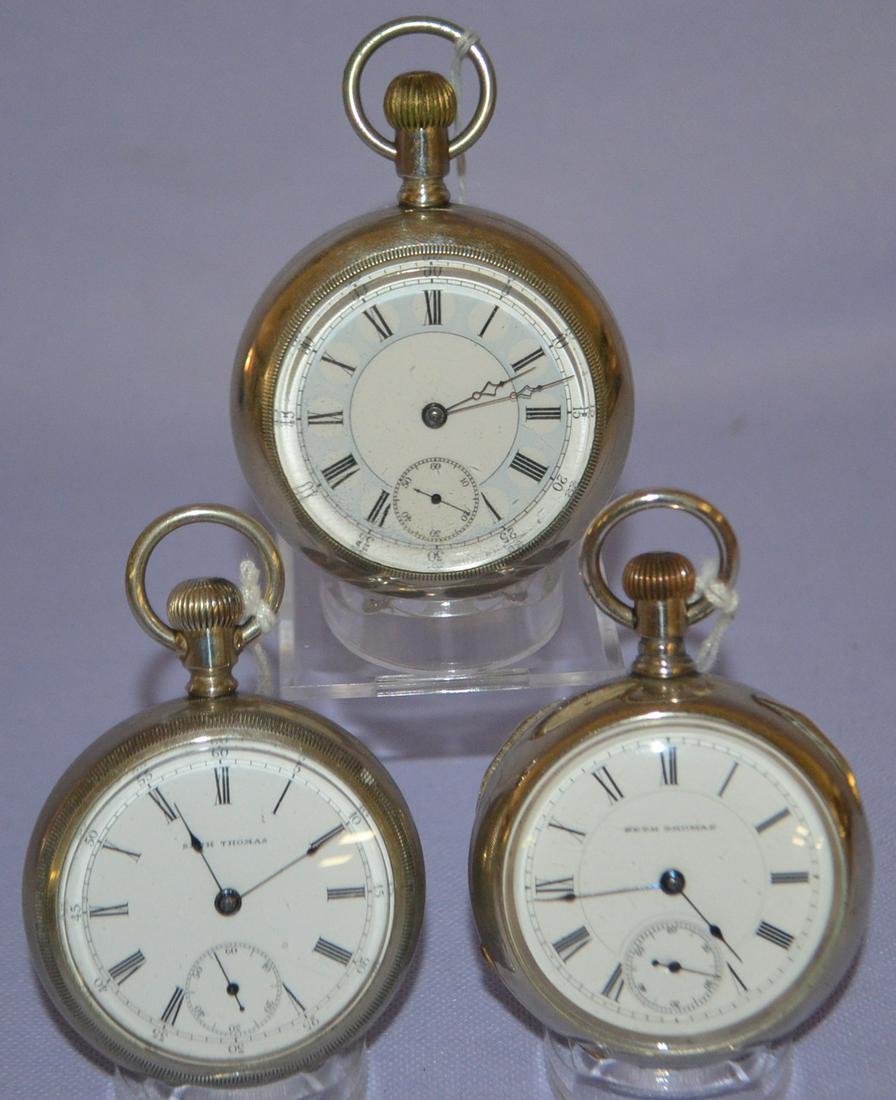 Lot of 3 Seth Thomas 18 OF Pocket Watches. 1.) Serial (1 of 6)