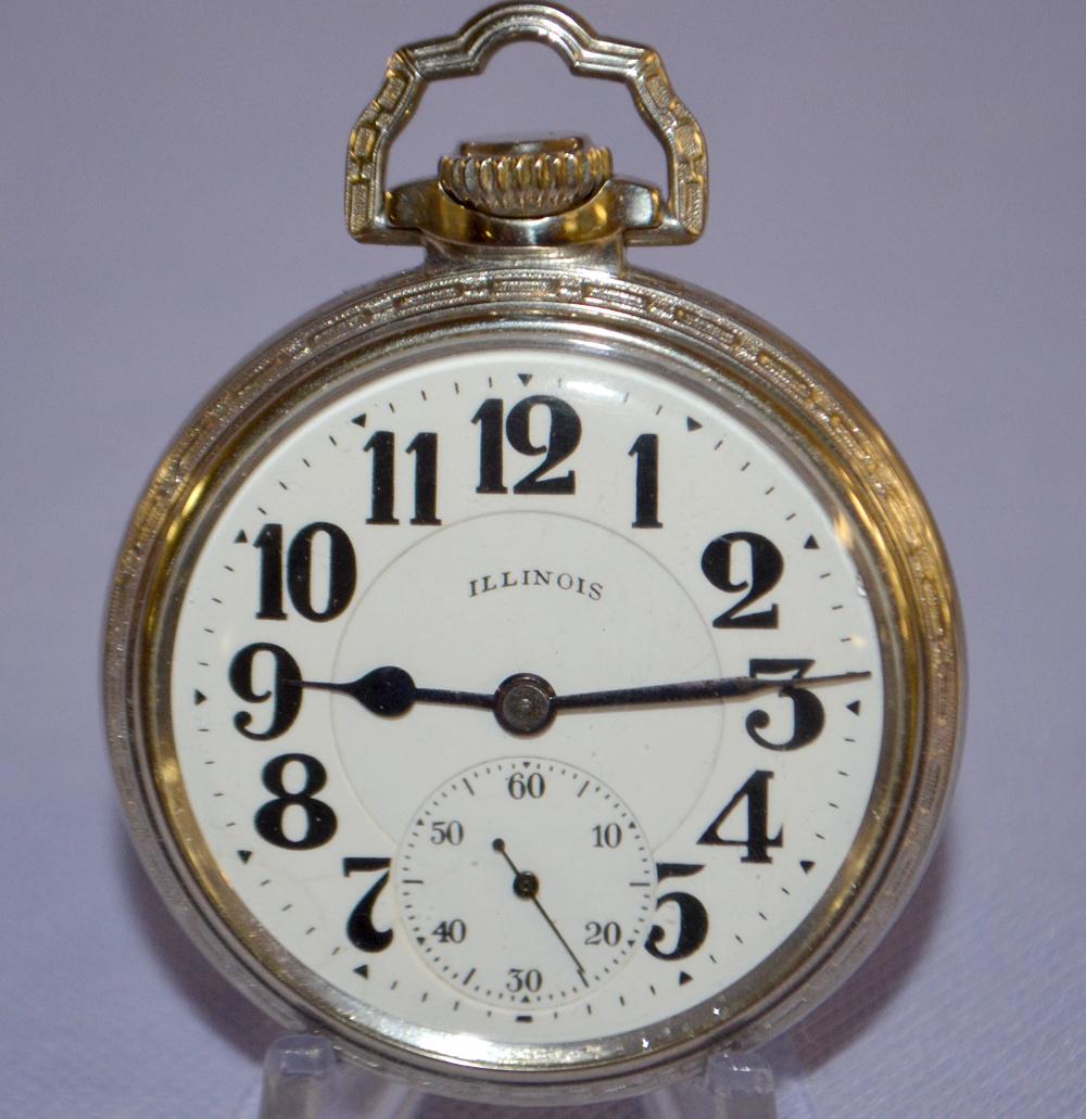 Illinois 60HR BUNN SPECIAL, 21J, 16S, OF Pocket Watch: (1 of 6)