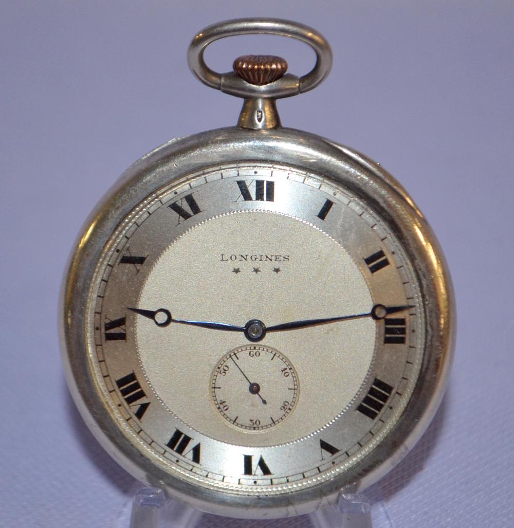 Longines Sterling Opera Pocket Watch: 29MM in a 50MM (1 of 6)