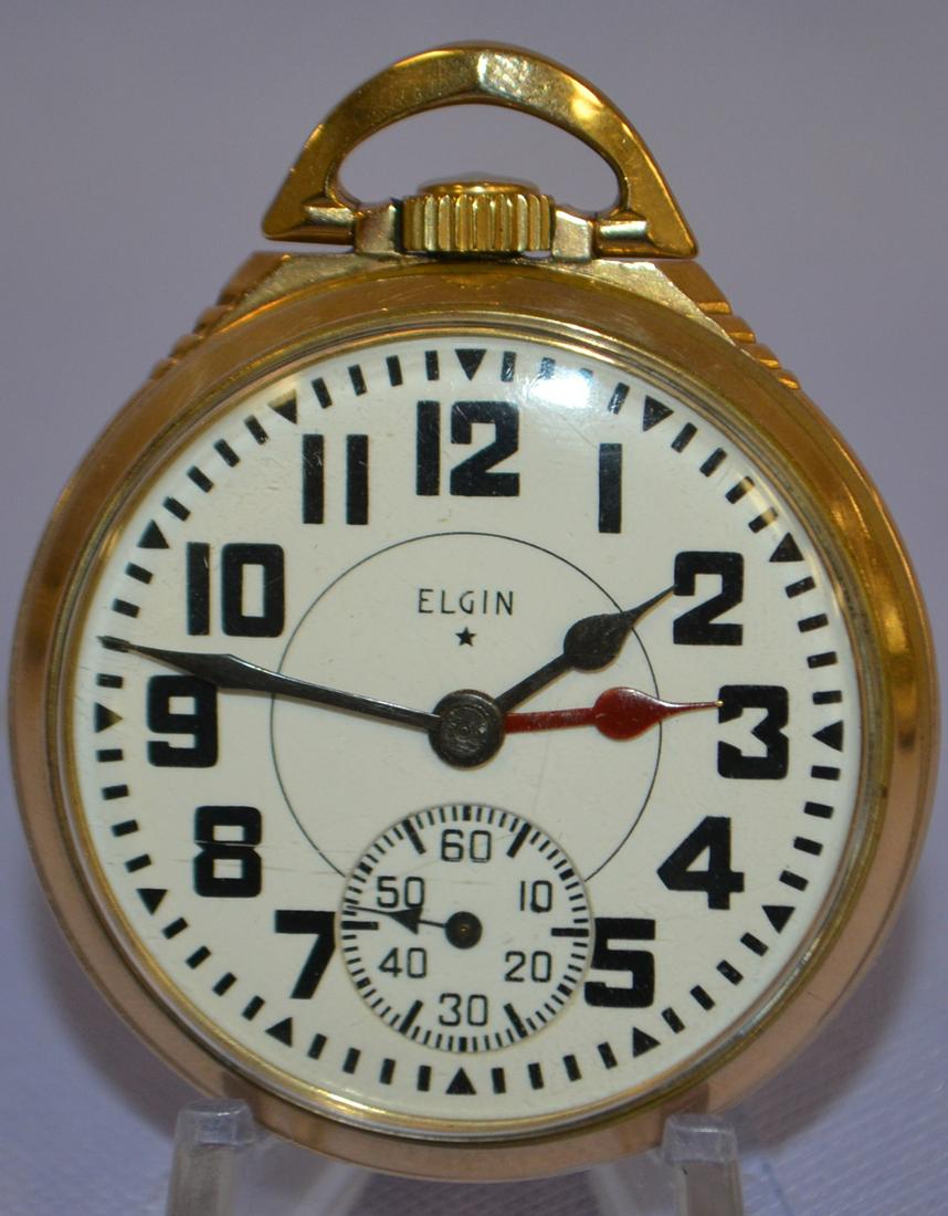 Elgin BW Raymond, 23J, 16S, OF Pocket Watch: LS GF MB (1 of 6)
