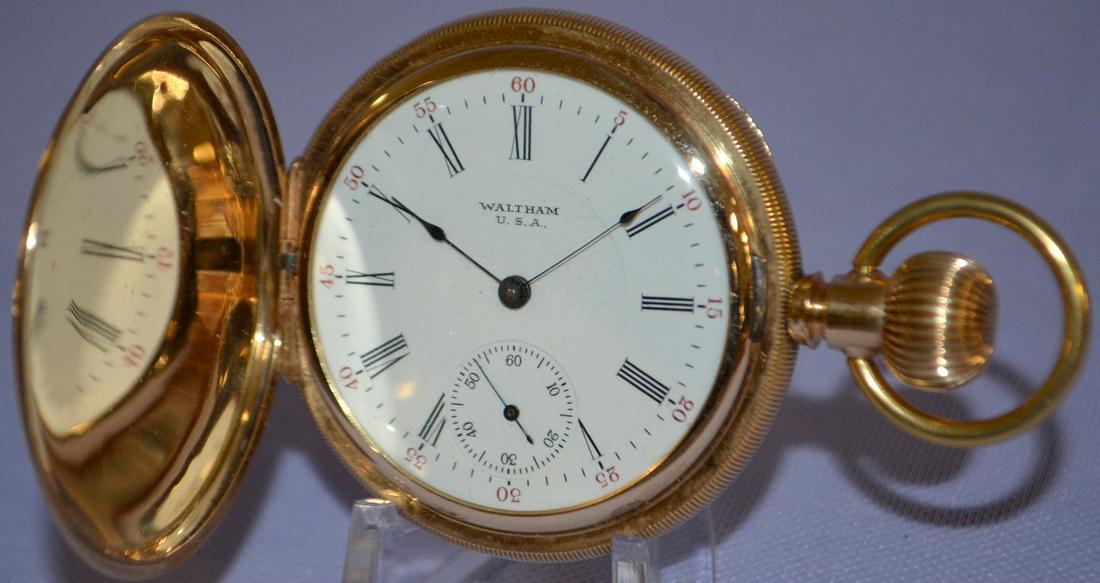 Waltham 14k PS Bartlett 17J, 16S Pocket Watch: PS BRG (1 of 7)