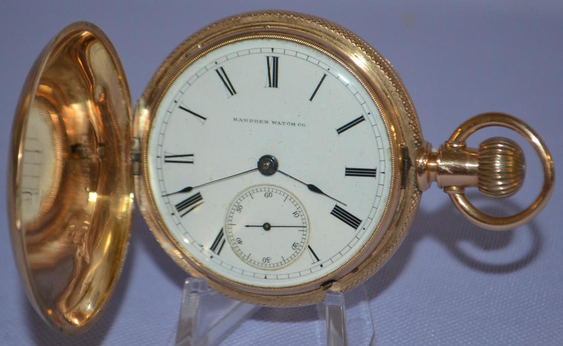 Hampden Woolworth 14k Pocket Watch: 11-15J, 18S, LS (1 of 7)