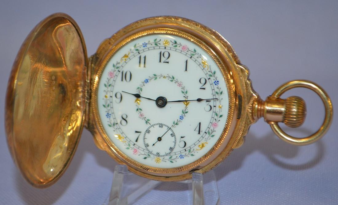 Columbus Railway King Grade 5 16J Pocket Watch. 18s HC (1 of 7)
