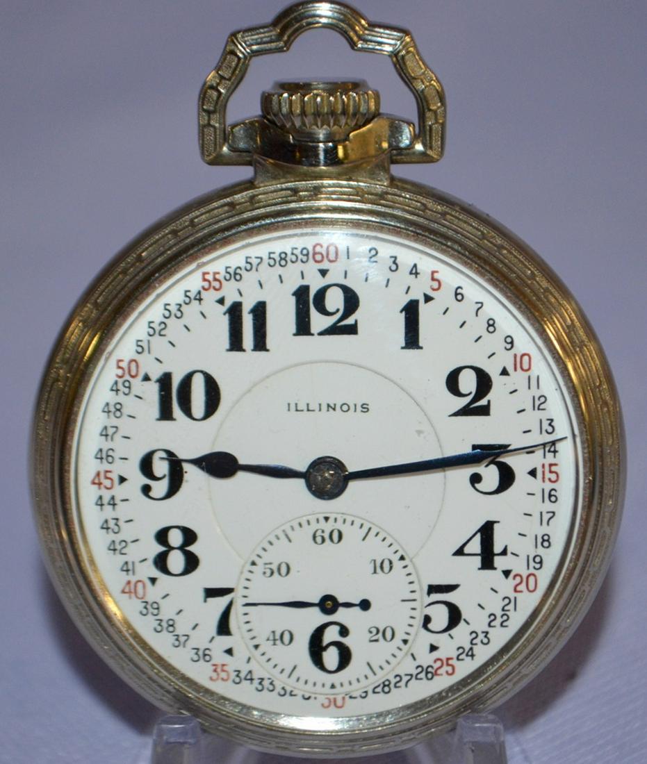Illinois 60HR BUNN SPECIAL, 21J, 16S, OF Pocket Watch: (1 of 6)