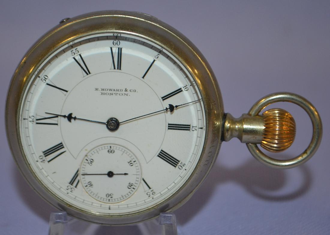 E Howard 15J Display Pocket Watch. No. 20372618s OF (1 of 5)
