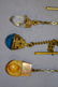 3 Vintage Watch Chains w/ Stones - 3