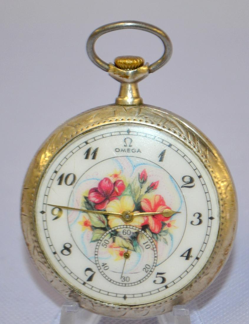 Antique Silver Omega Paris Grand Prix 1900 Pocket Watch (1 of 8)