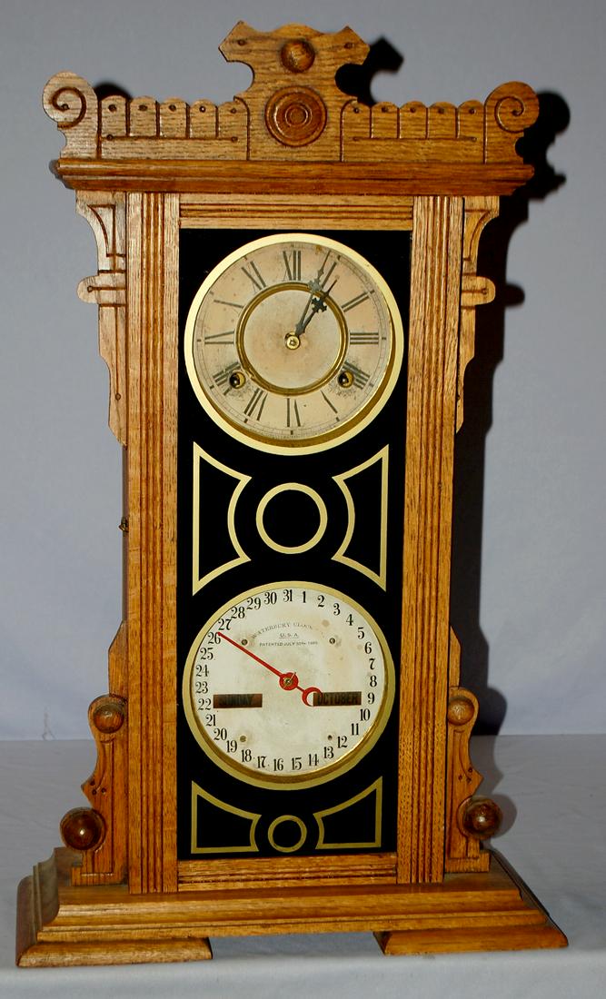 Antique Waterbury #44 Calendar Clock (1 of 5)
