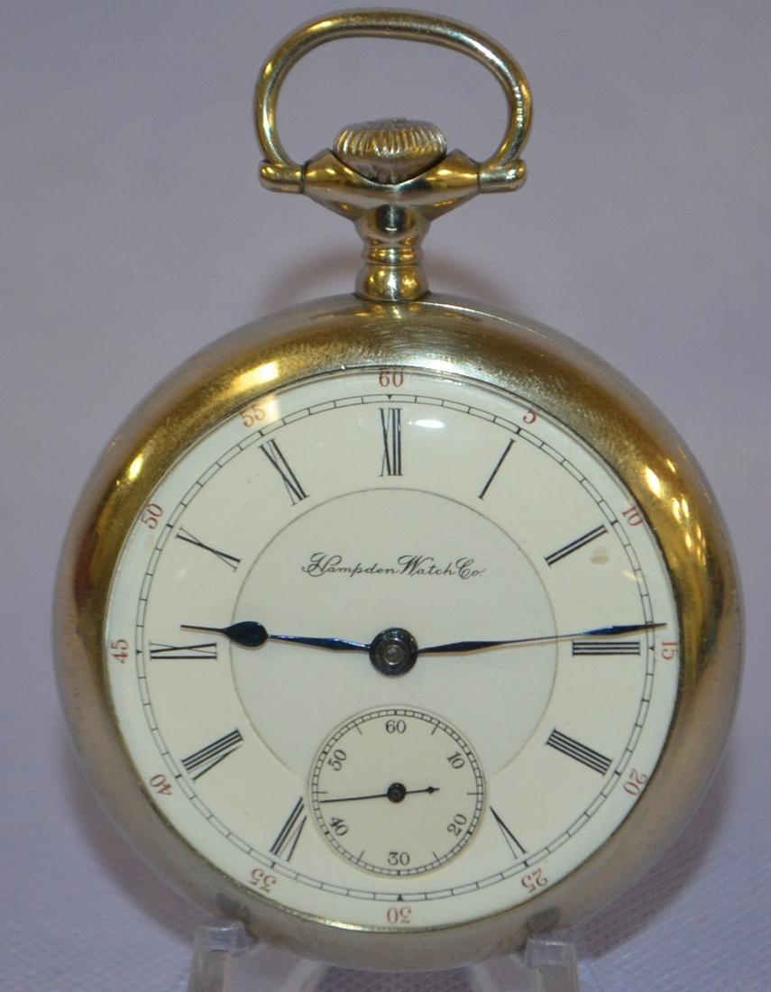 Hampden Railway Special 21J Pocket Watch (1 of 6)
