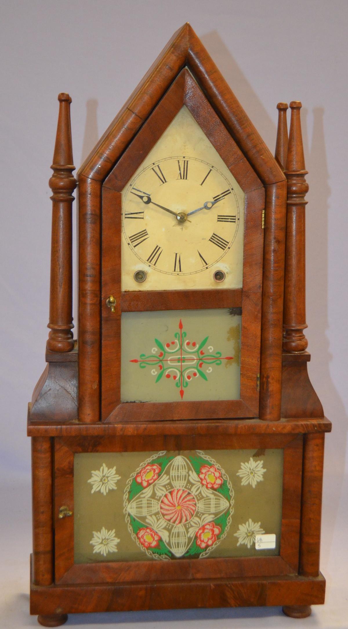 Antique Brige & Peck Steeple Clock (1 of 5)