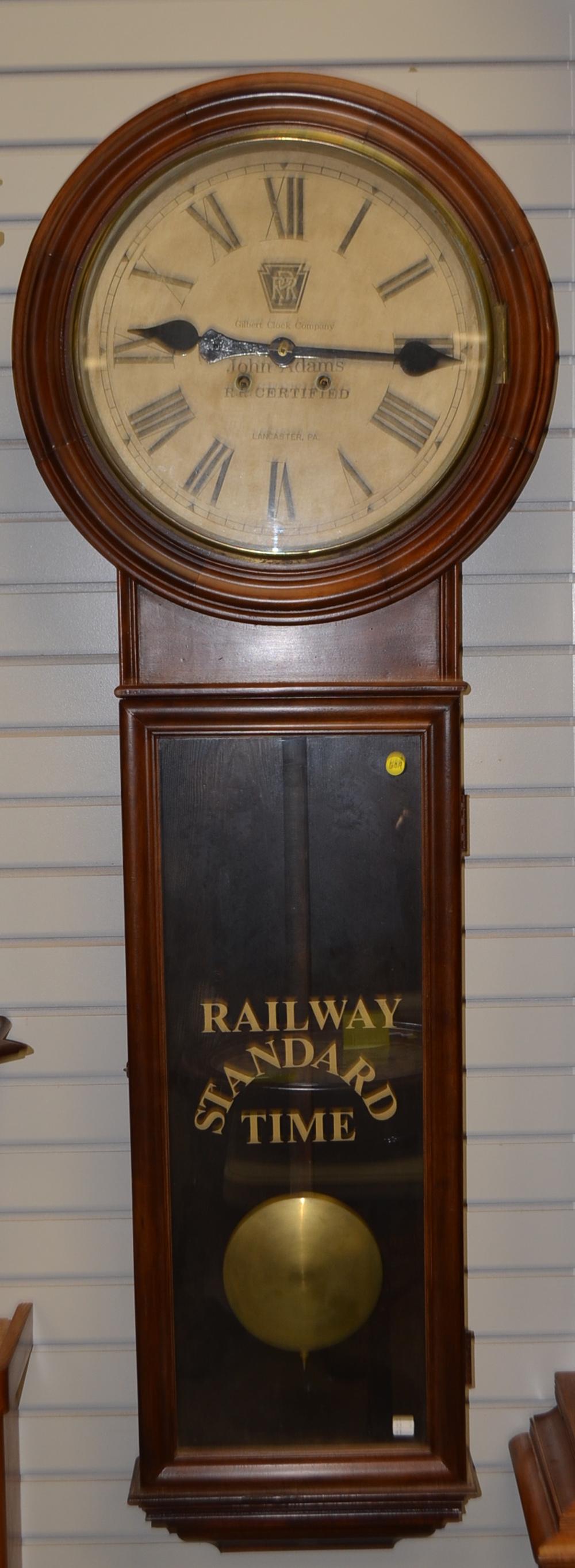 Gilbert Railroad Advertising Wall Clock (1 of 7)