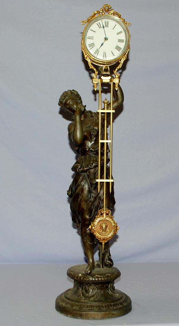 Antique Ansonia Juno Swing Clock (1 of 9)