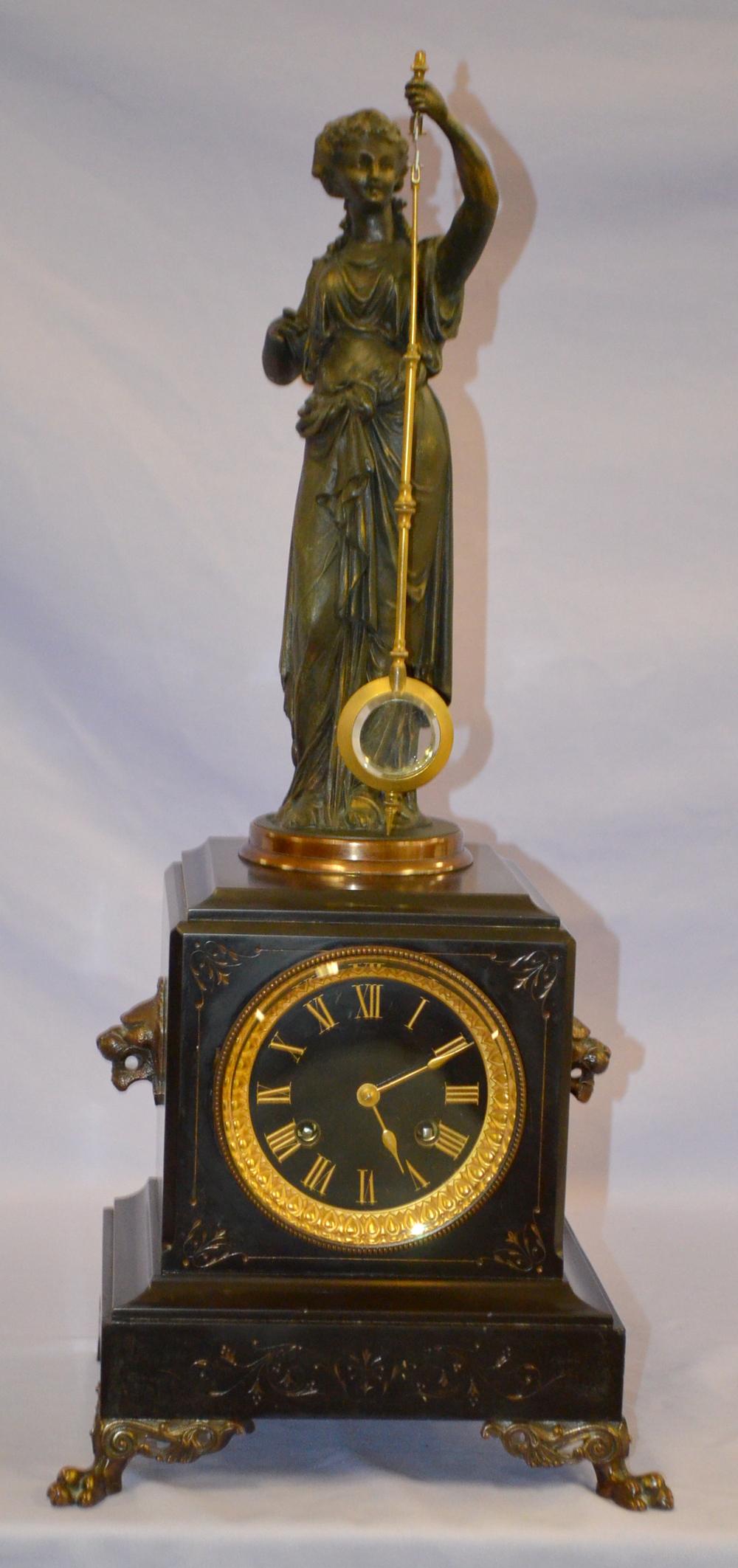 Antique Guilmet Mystery Clock (1 of 10)