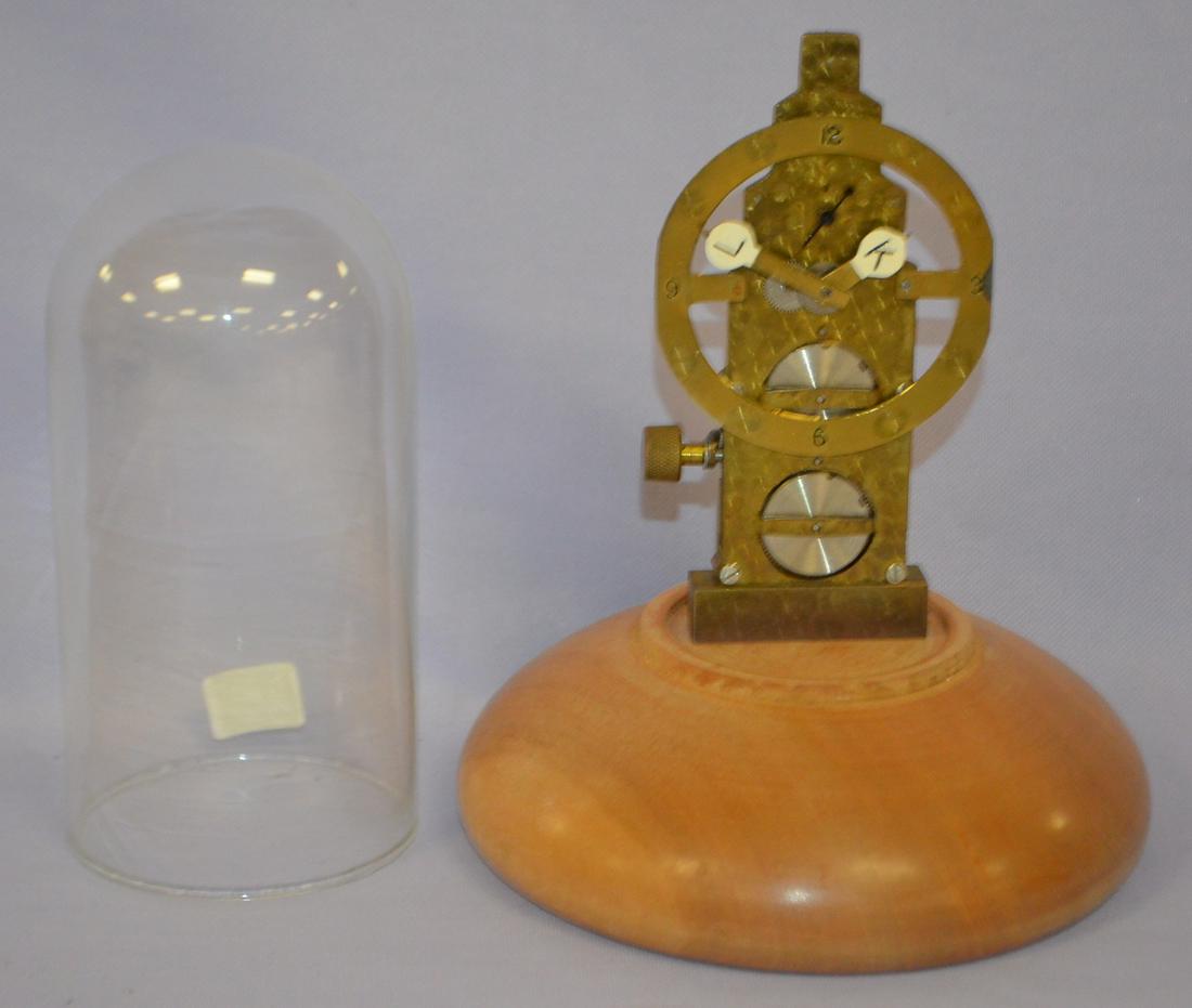 Vintage Hand Made Pocket Watch Dome Clock (1 of 7)