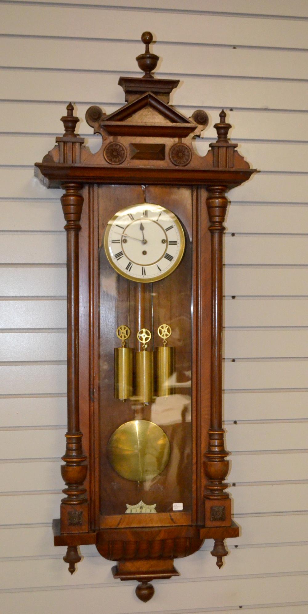 3wt Gustav Becker Vienna Wall Clock (1 of 5)