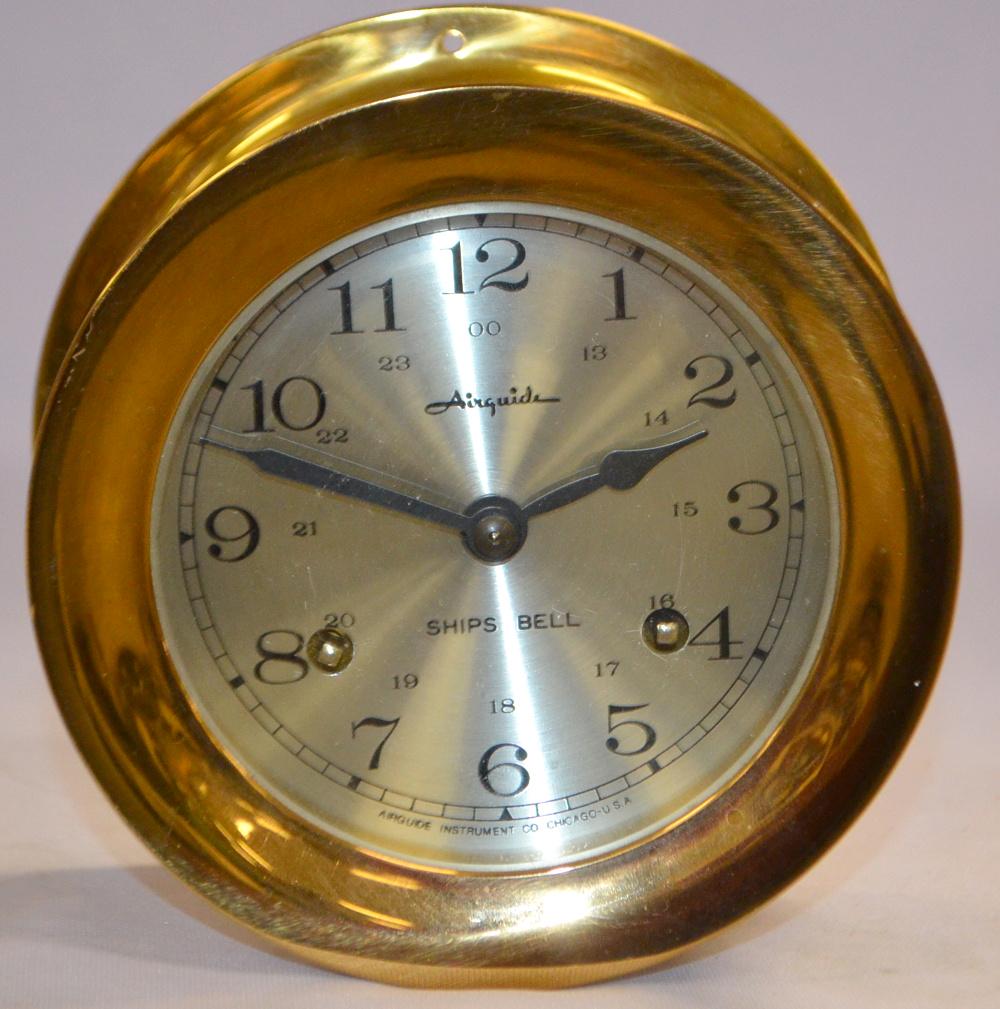 Vintage Airguide Ships Bell Clock (1 of 4)