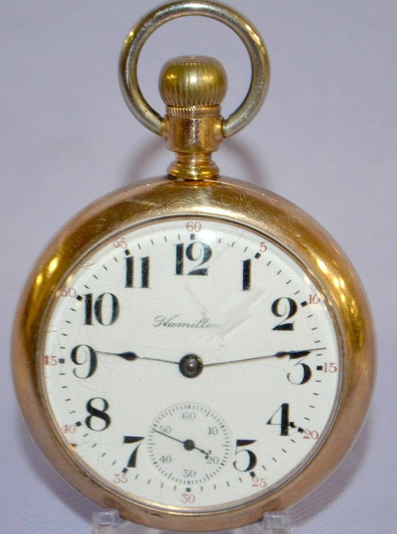 Hamilton (940), 21J, 18S, OF Pocket Watch (1 of 6)
