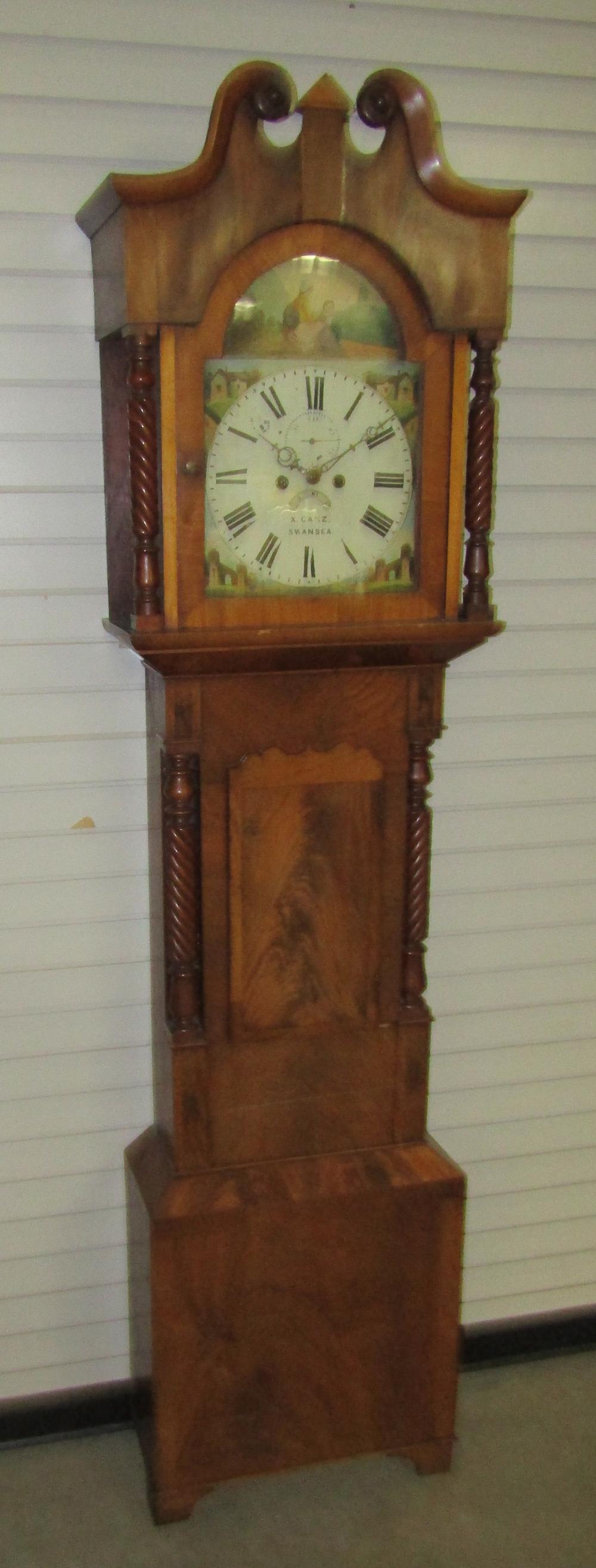 English Calendar Tall Case Clock (1 of 5)