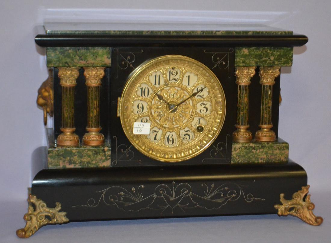 Seth Thomas "Black Hussar" Mantel Clock (1 of 5)