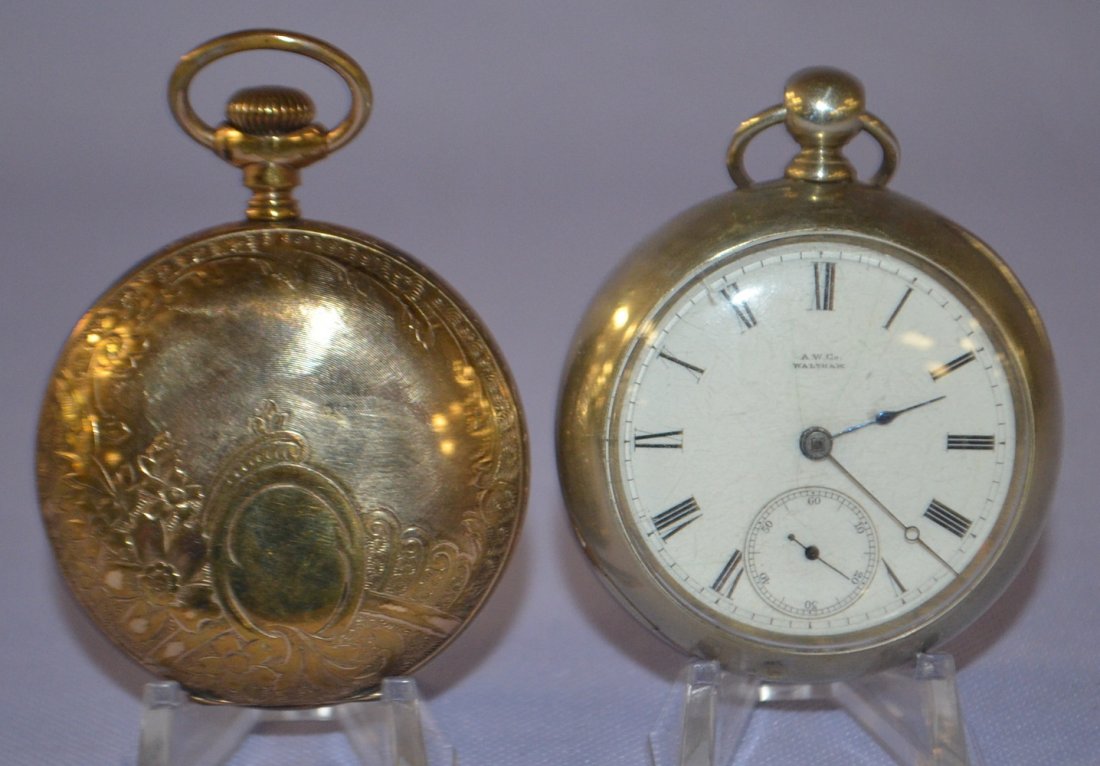 Lot of 2 Waltham 18s Pocket Watches (1 of 5)